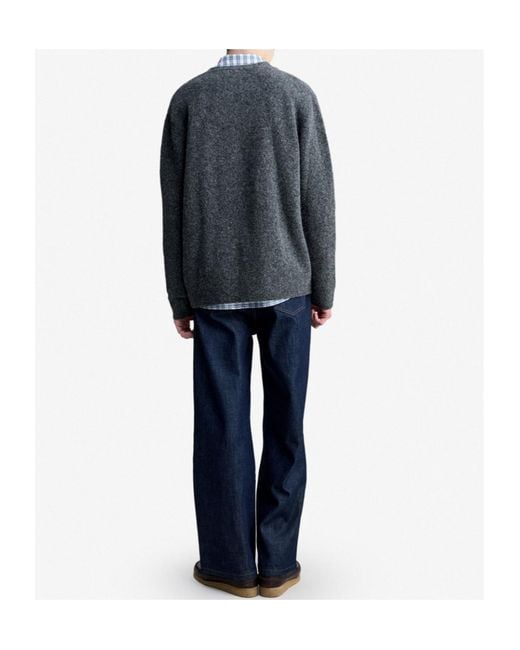 A.P.C. Gray Pierre Cardigan for men