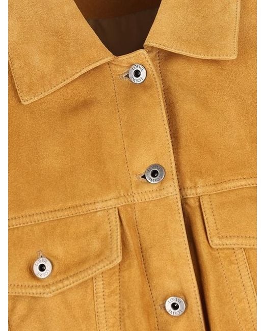 Loewe Yellow Balloon Silhouette Buttoned Jacket