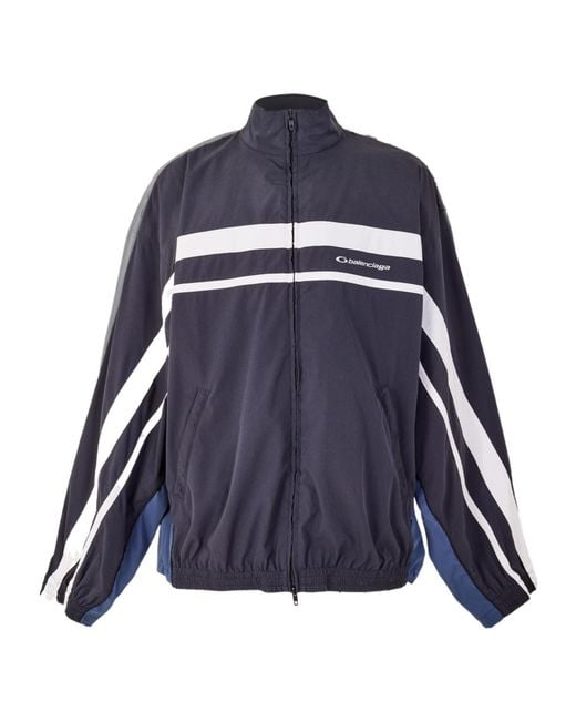 Balenciaga Blue Tracksuit Top for men