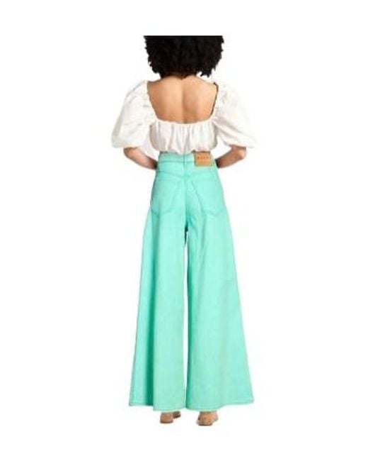 Marni Green Plain Colour Trousers