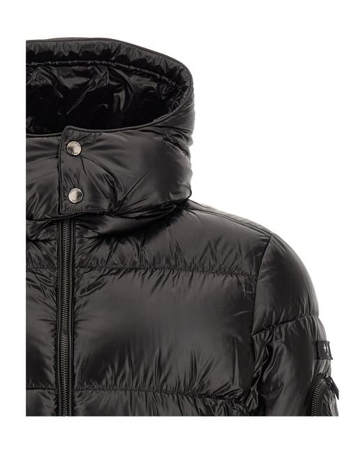 Tatras Black Quilted Hooded Down Jacket for men