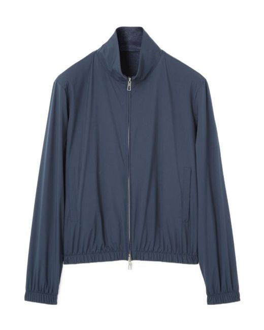 Loro Piana Blue Bomber Jacket for men