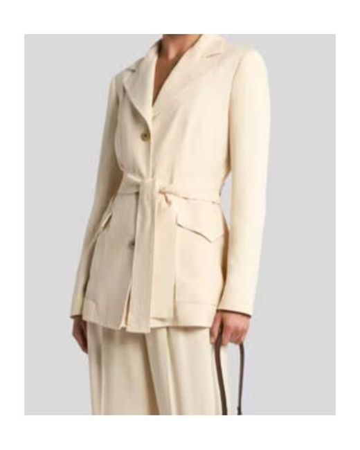Etro Natural Belted Field Jacket
