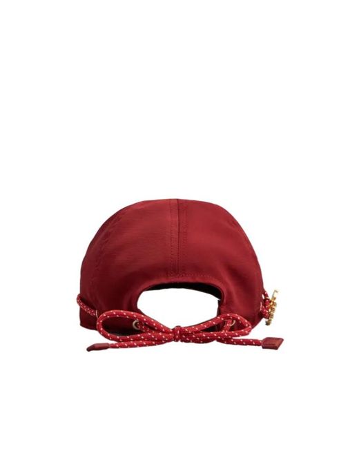 Roger Vivier Red Tres Vivier Baseball Cap
