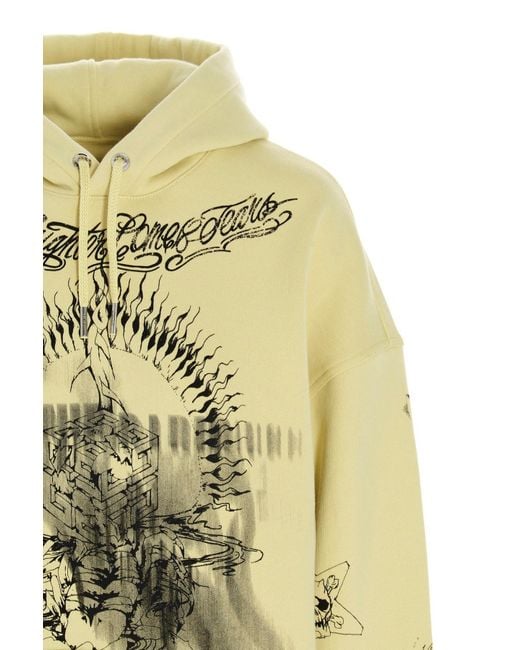 Givenchy Metallic Graphic Printed Cropped Hoodie