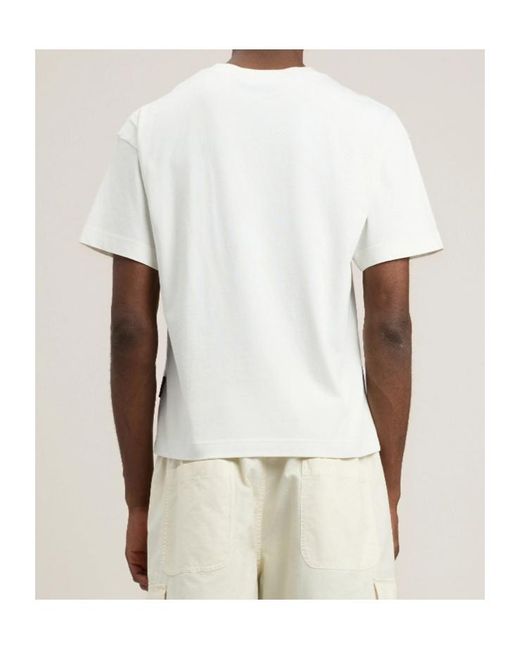 Palm Angels White Thai Logo T-Shirt for men