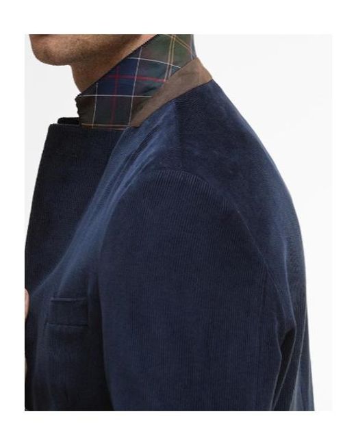 Barbour Blue Wallington Blazer for men