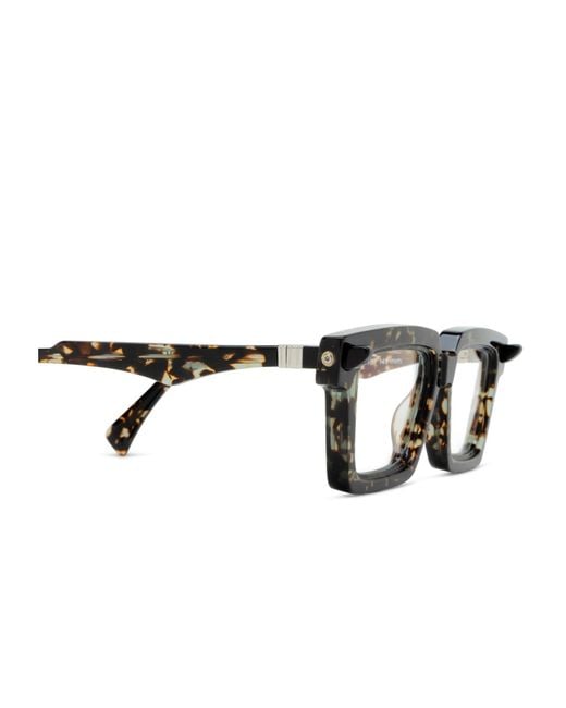 Kuboraum White Geometric Sunglasses for men