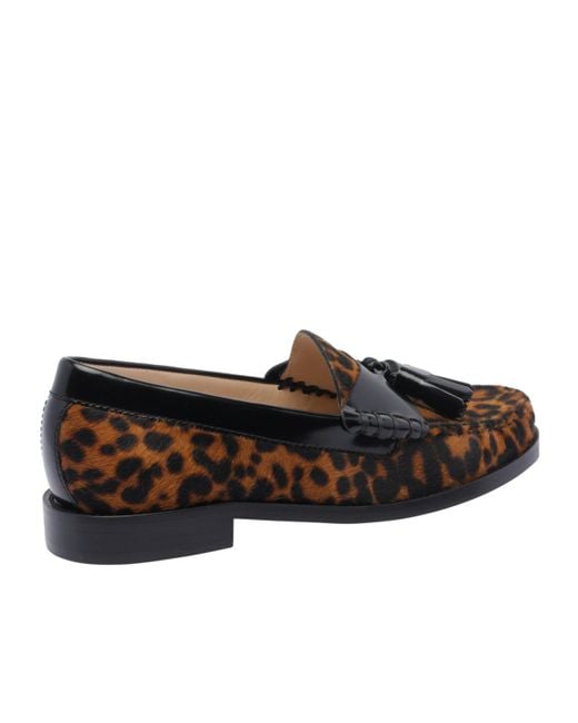 Stuart Weitzman Black Tassel Loafers