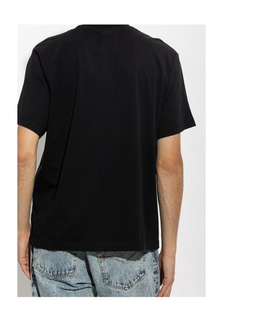 Vetements Black Short-Sleeved T-Shirt for men