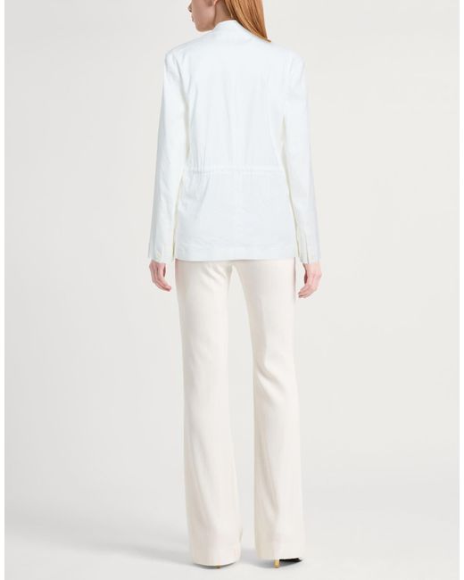 Rag & Bone White Minimalist Single-Breasted Blazer