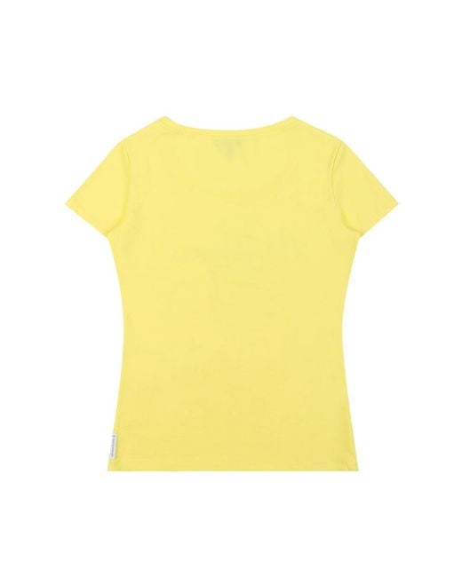 Armani Jeans Yellow Item O-Neck Short-Sleeved T-Shirt