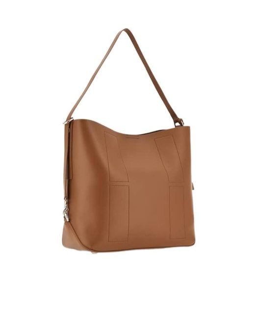 Hogan Brown Medium Hocket Hobo Bag