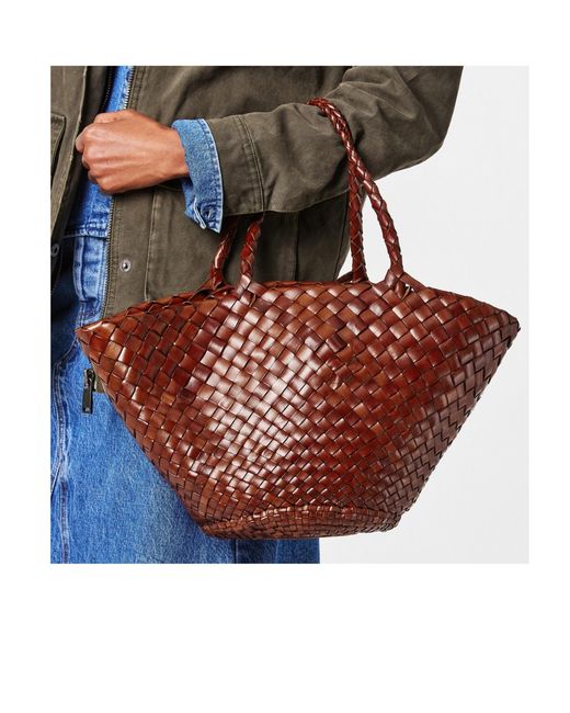 Dragon Diffusion Red Woven Tote Bag