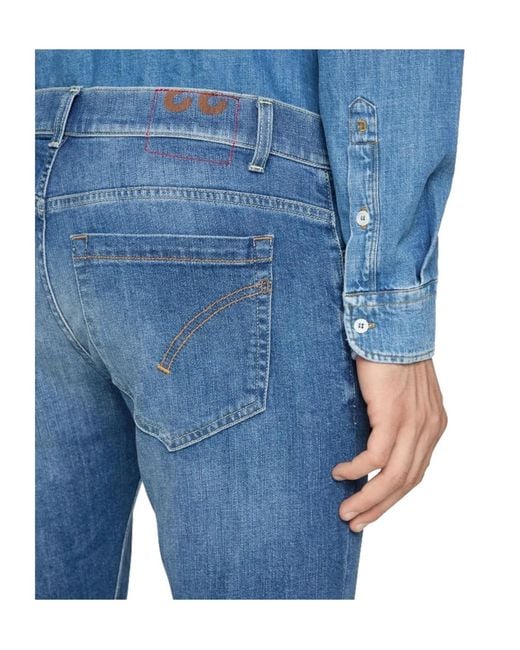 Dondup Blue George Slim Jeans for men