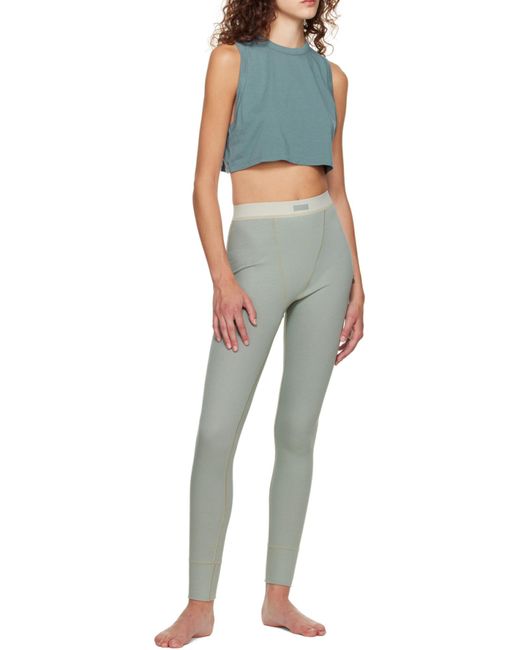 Skims Green Logo Tights