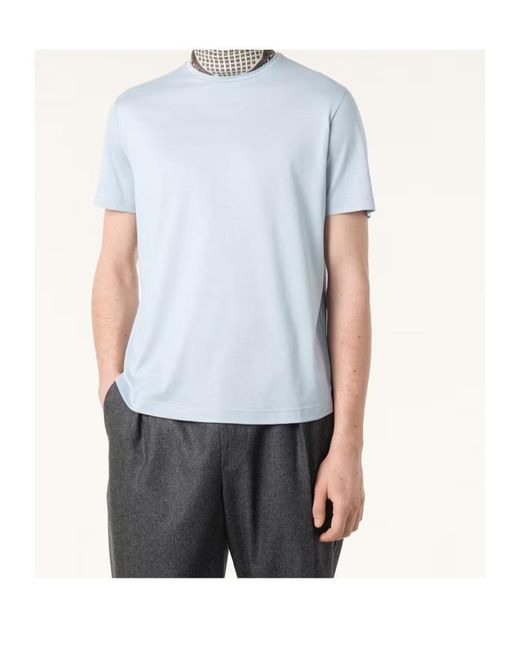 Loro Piana White Item O-Neck Short-Sleeved T-Shirt for men