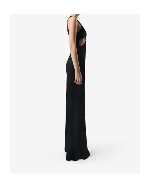 Coperni Black Cut-Out C-Logo Dress