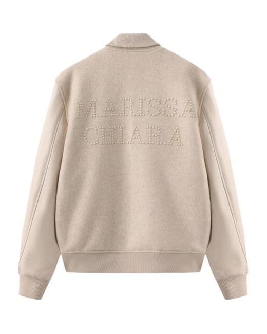 Marissa Chiara Natural Long Sleeve Jacket for men