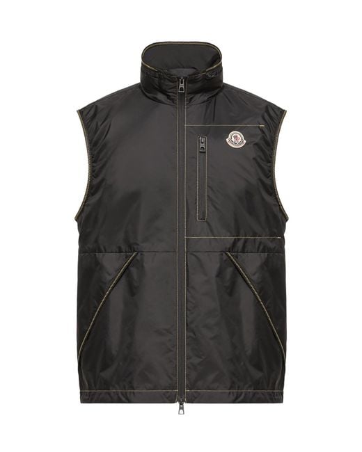 Moncler Black Ansiei Vest for men