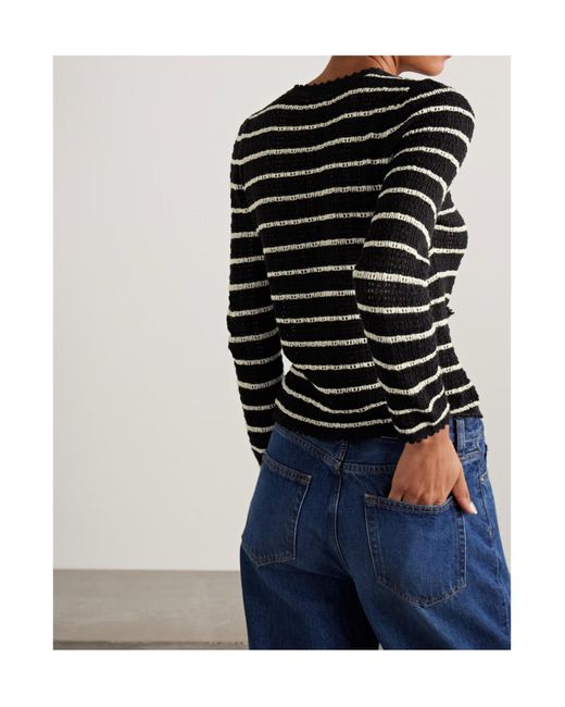 Doen Black Long-Sleeved Cardigan