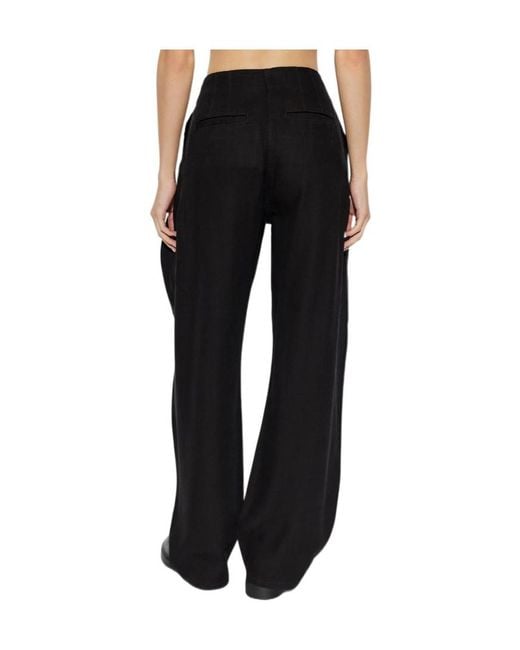 IRO Black Pleated Trousers