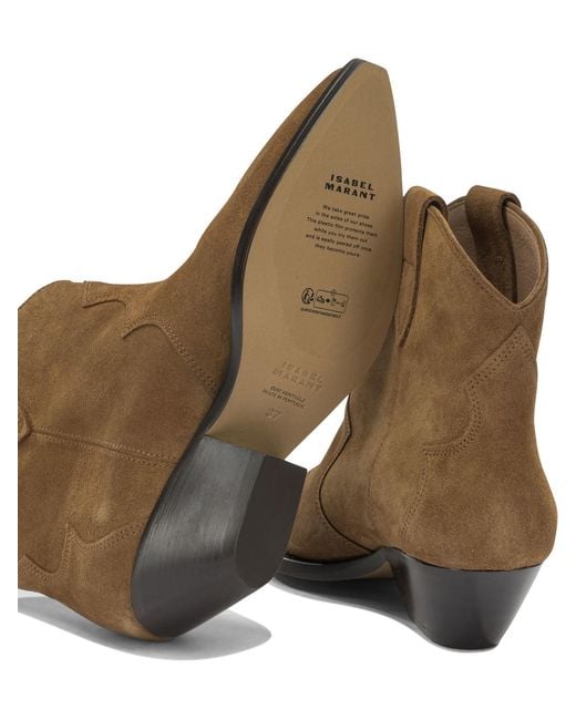 Isabel Marant Brown Dewina Cowboy Boots
