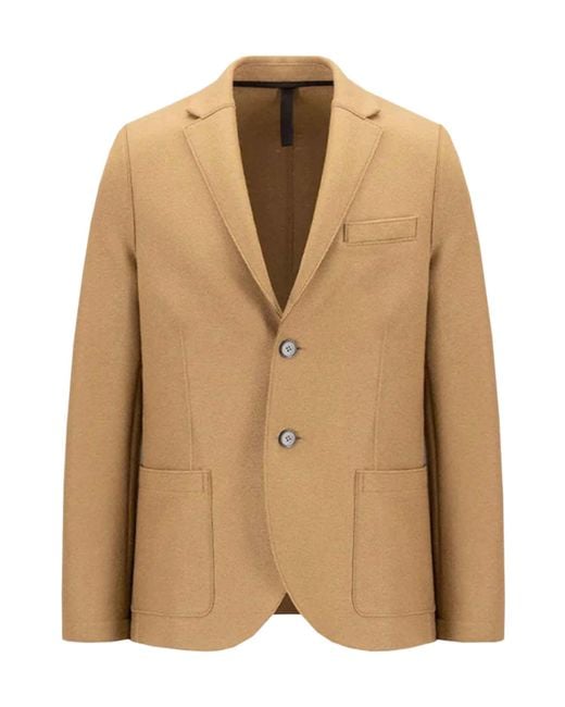 Harris Wharf London Natural Wool Blazer for men