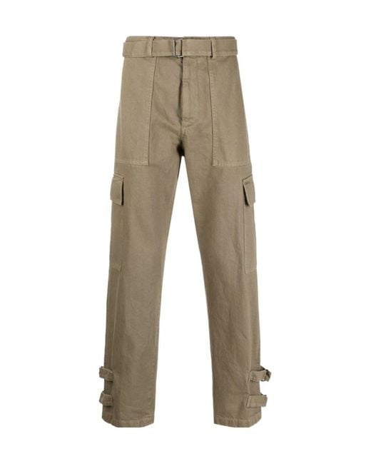 Dries Van Noten Natural Belt Ring Casual Pants for men