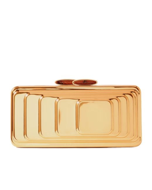 Zimmermann Natural Alight Clutch Bag