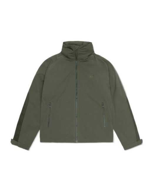Stussy Green Long-Sleeved Casual Jacket for men