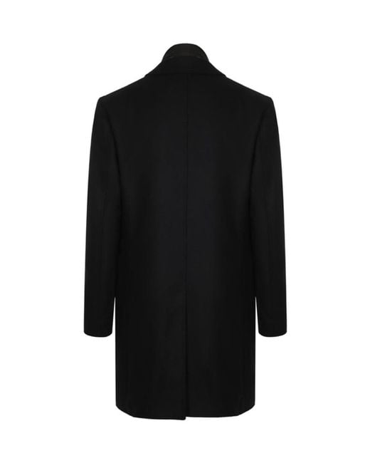 Burberry Black Double Pocket Coat for men