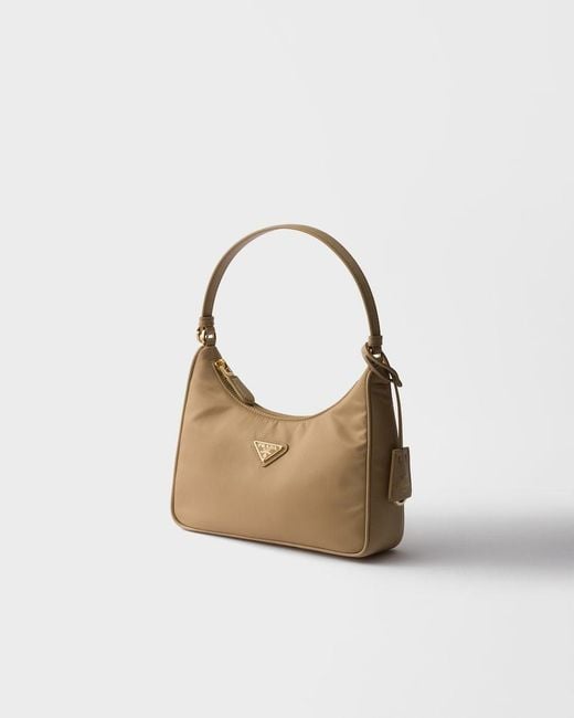 Prada Gray Re-Edition 2005 Re-Nylon And Saffiano Mini Bag