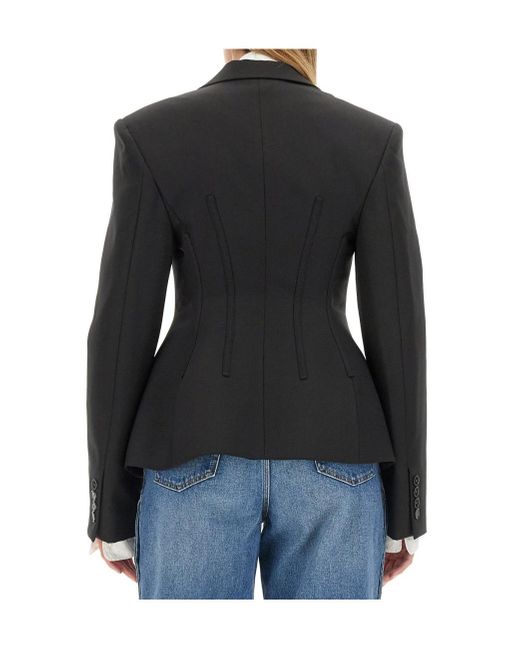 Stella McCartney Black Buttoned Tailored Jacket