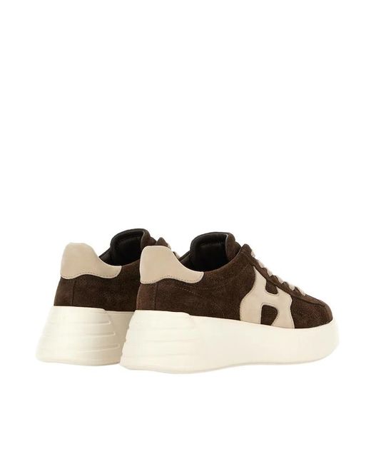 Hogan Brown Rebel Sneakers