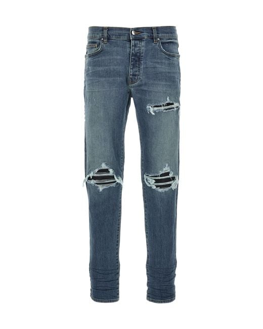 Amiri Blue Belt-Loop Jeans for men