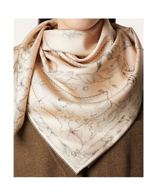 Loro Piana Natural Maestri Delle Fibre Square Scarf