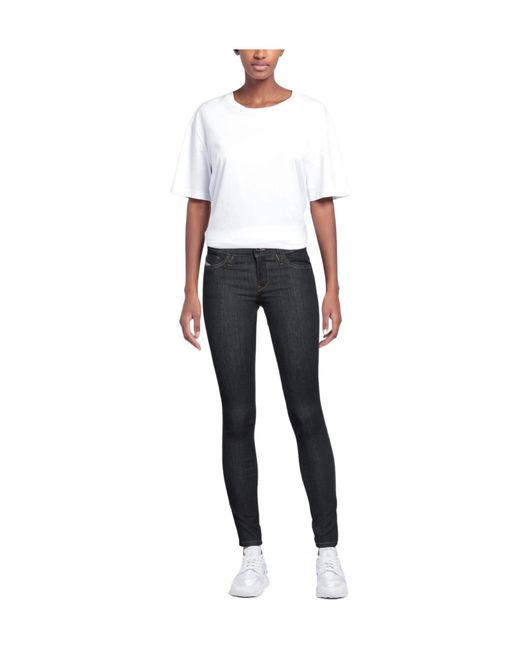 DIESEL Black Straight-Leg Jeans
