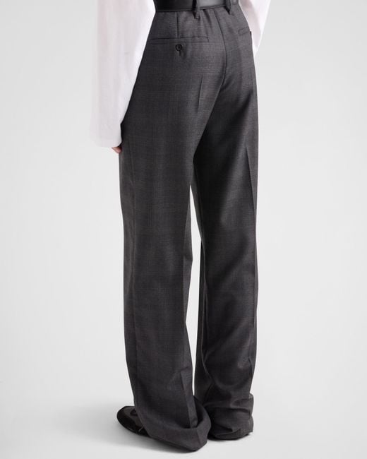 Prada Gray Wool Pants