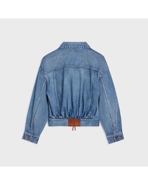 Céline Blue Trucker Jacket