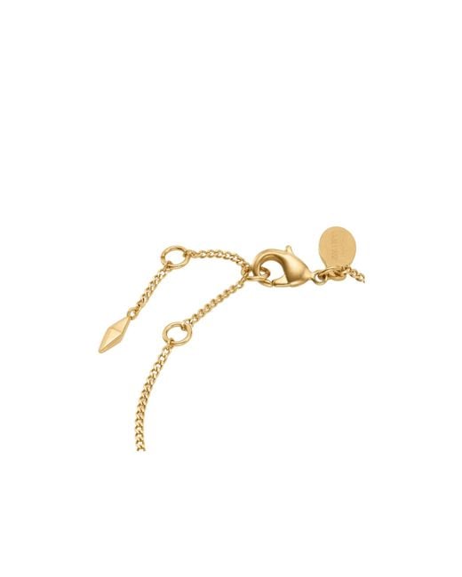 Jimmy Choo Metallic Diamond Fine Chain Bracelet
