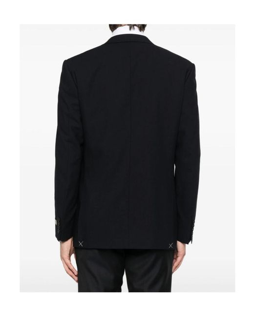 Canali Black Button Blazer for men