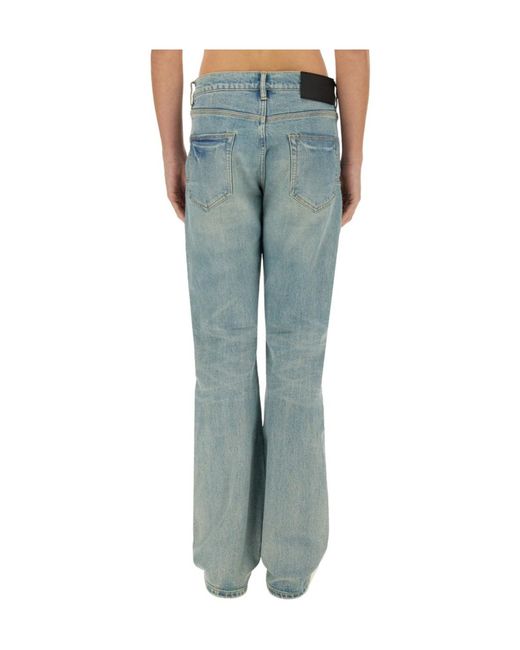 Purple Brand Blue Pinner Coated Vintage Denim Jeans for men