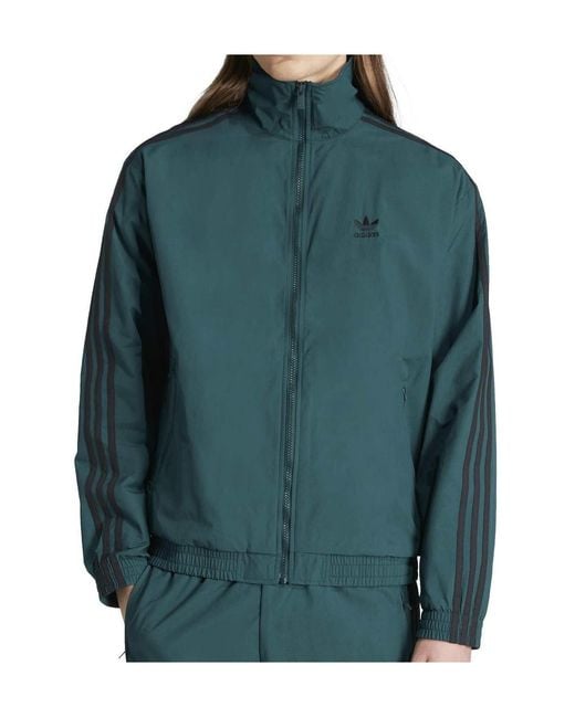 Adidas Originals Green Collar Fullzip Jacket for men