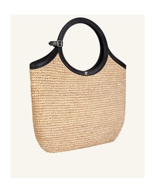 Courreges Natural Holy Tote Bag