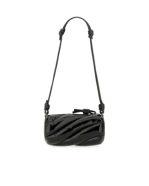 Fiorucci Black Zippered Shoulder Bag