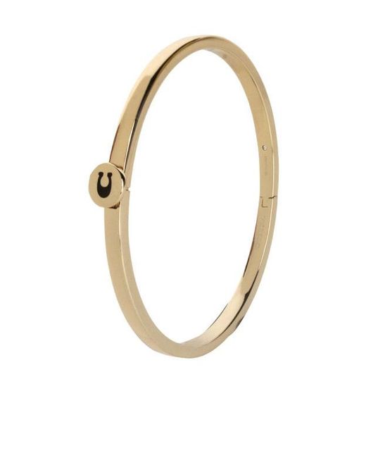 COACH White Hinged Bracelet