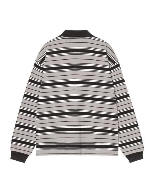 Carhartt Gray L/Devitt Rugby Shirt for men