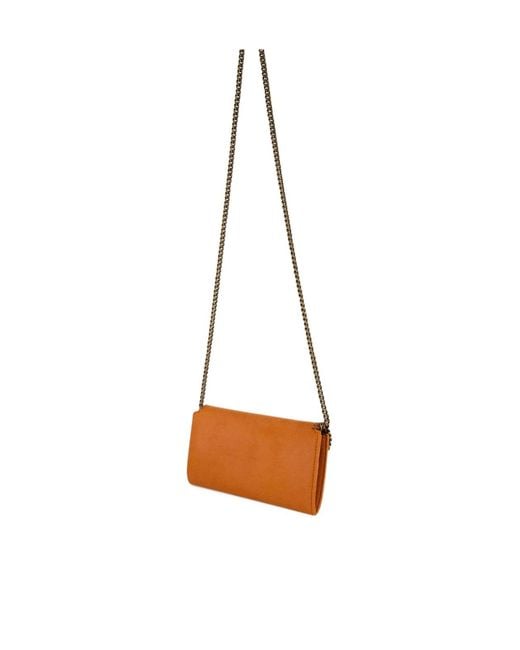 Stella McCartney Brown Chain Shoulder Bag