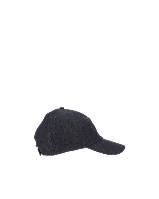 1989 STUDIO Blue Embroidered Cap for men